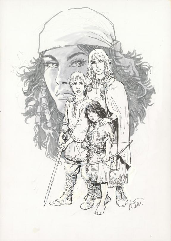 Grzegorz Rosinski - Thorgal, Illustration originale