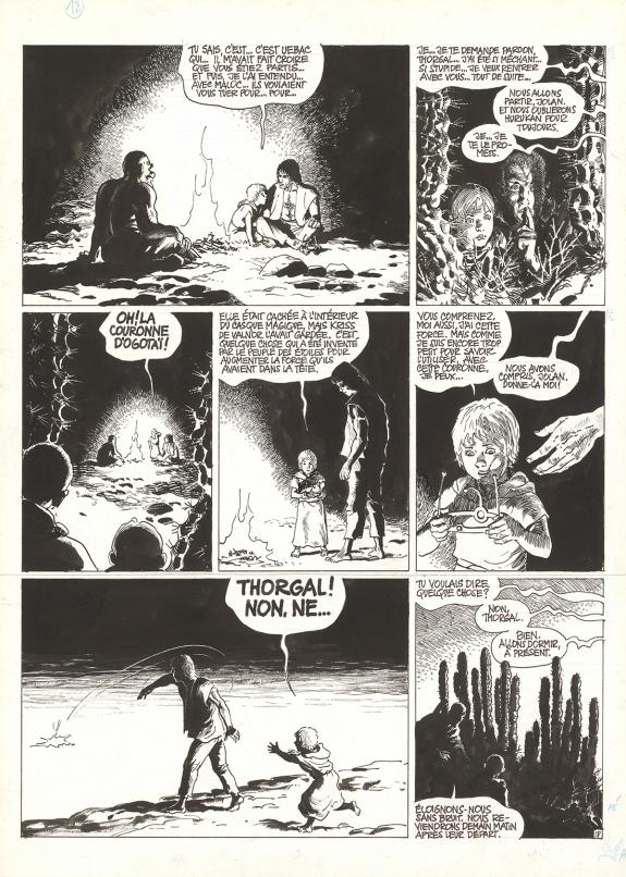 Grzegorz Rosinski - Thorgal, La Couronne d'Ogotaï, Planche o