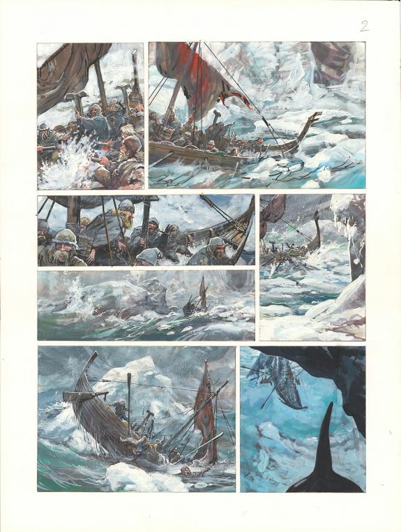 Grzegorz Rosinski - Thorgal, Le Bateau-Sabre, Planche origin