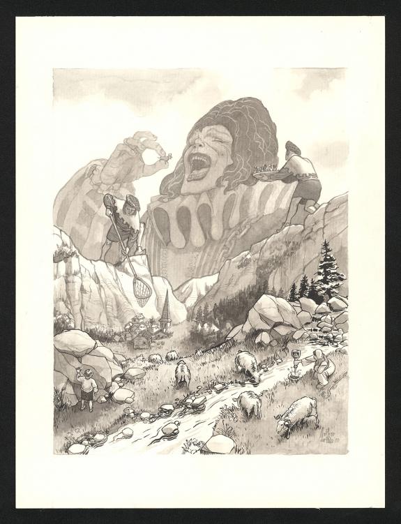 Arthur De pins - Illustration originale en hommage à la séri