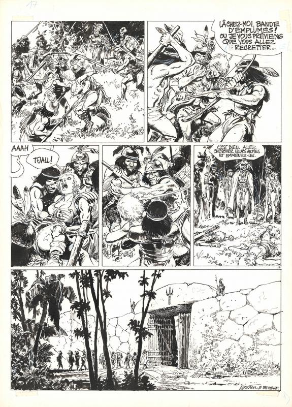 Grzegorz Rosinski - Thorgal, La Cité du Dieu perdu, Planche 