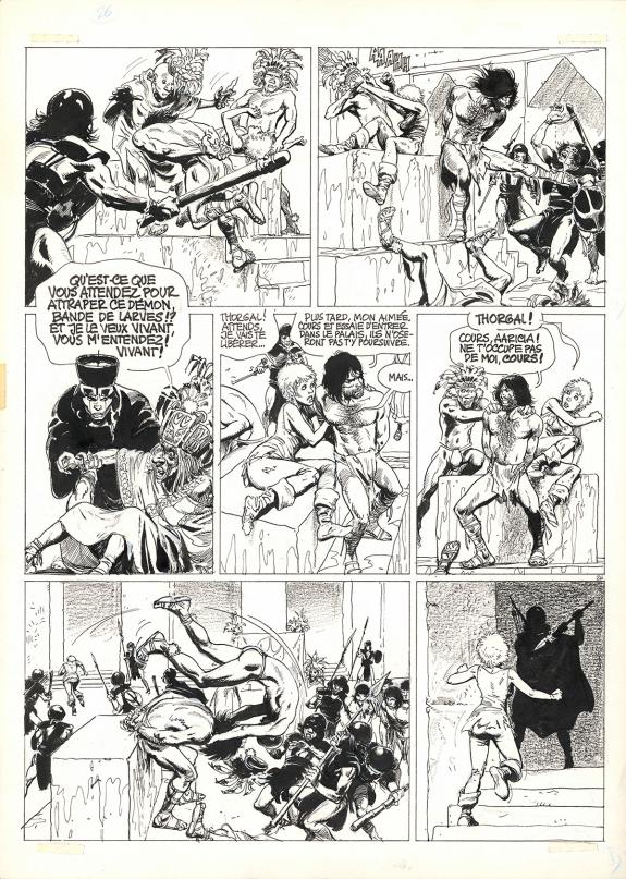 Grzegorz Rosinski - Thorgal, La Cité du Dieu perdu, Planche 