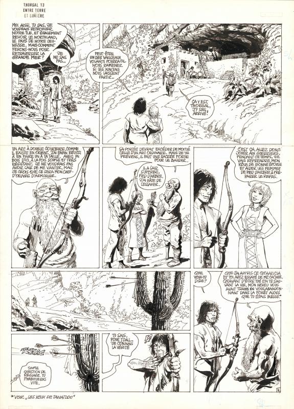 Grzegorz Rosinski - Thorgal, Entre terre et lumière, Planche