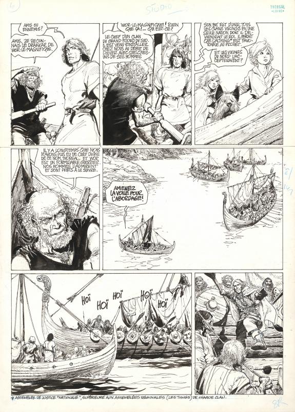Grzegorz Rosinski - Thorgal, Louve, Planche originale n°5