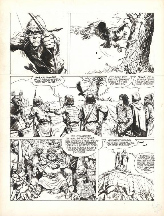 Grzegorz Rosinski - Thorgal, L'Île des Mers Gelées, Planche 