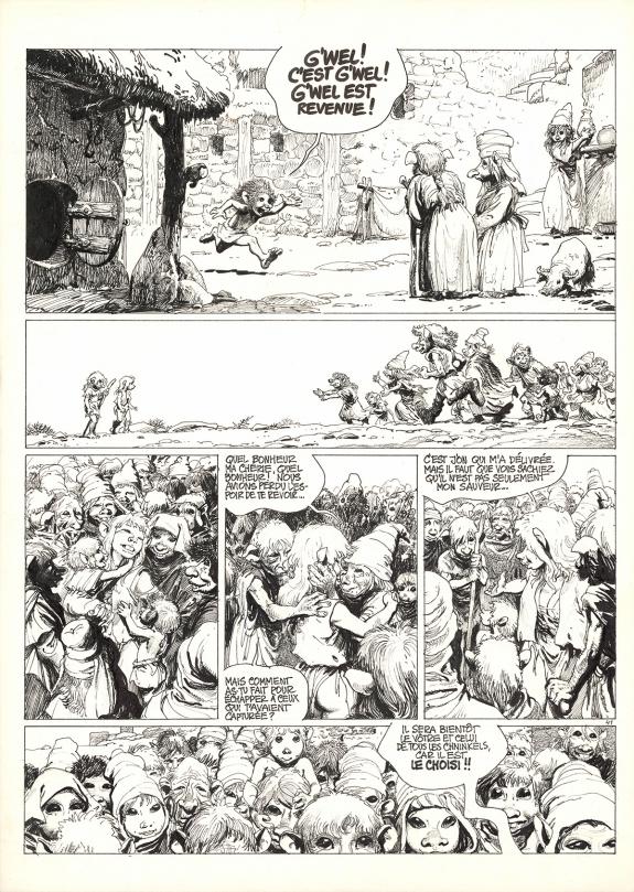 Grzegorz Rosinski - Le Grand pouvoir du Chninkel, Planche or