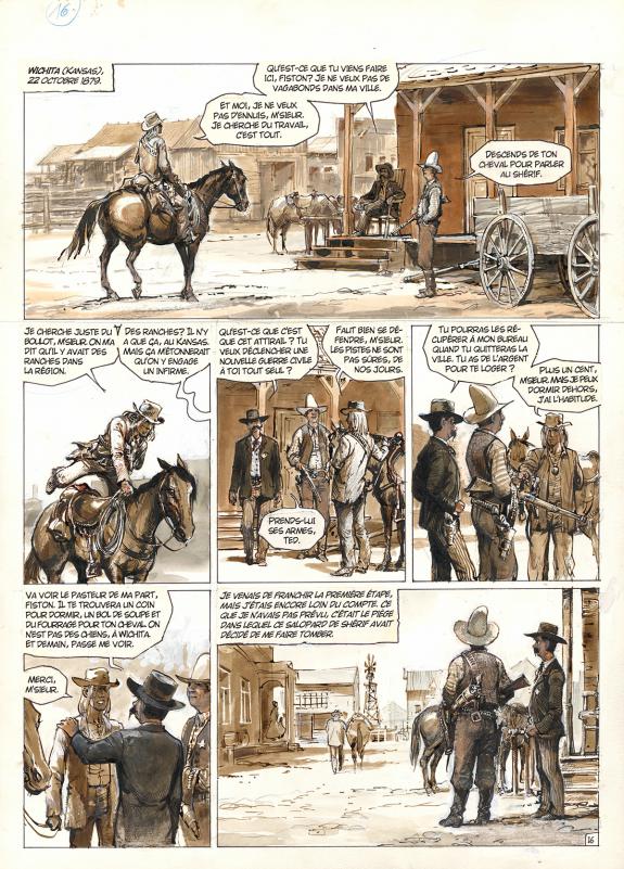 Grzegorz Rosinski - Western, Planche originale n°16