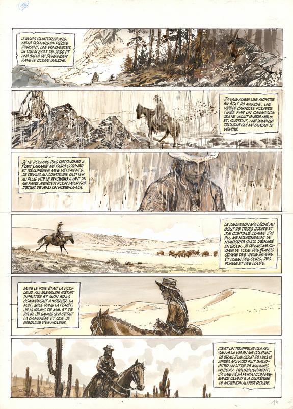 Grzegorz Rosinski - Western, Planche originale n°14