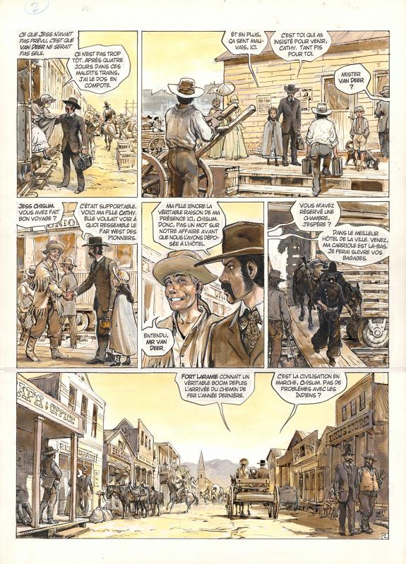 Grzegorz Rosinski - Western, Planche originale n°2