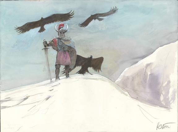Grzegorz Rosinski - Thorgal, Illustration originale