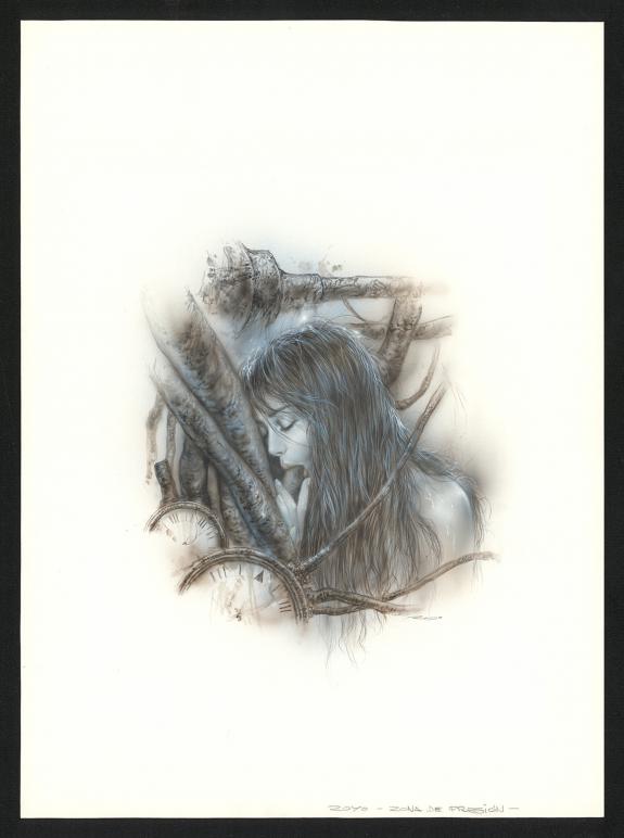 Luis Royo - Illustration originale- Zona de Zona - 2000