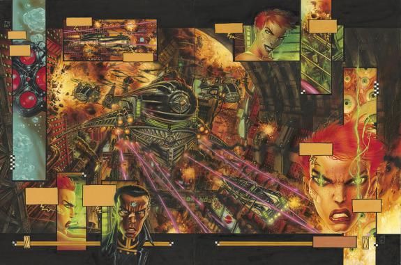 Olivier Ledroit - Sha, Soul Vengeance, Double planche origin