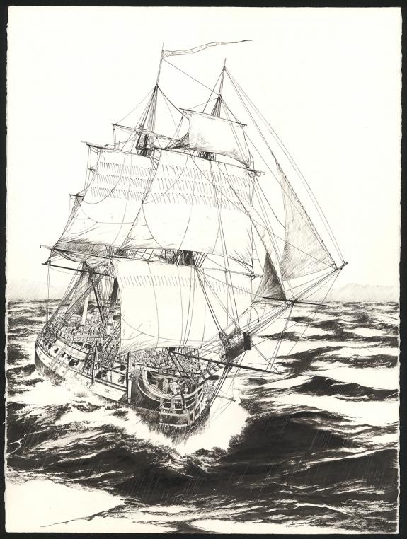 Franck Bonnet - Carnets de voyages en mer des Indes, Illustr
