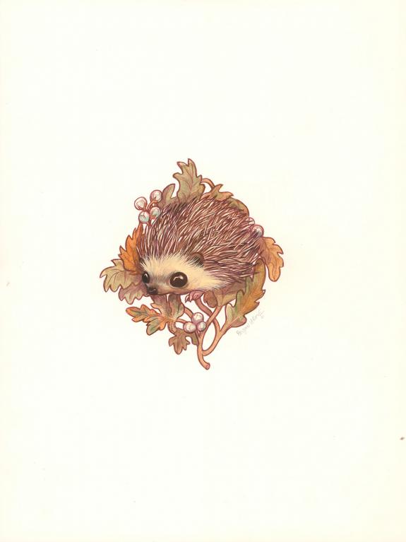 Benjamin Lacombe - Bambi , Illustration originale 