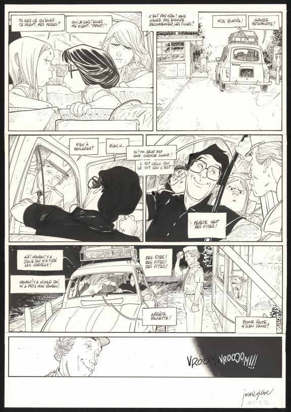 Jordi Lafebre - Les beaux étés, Cap au Sud !, Planche origin