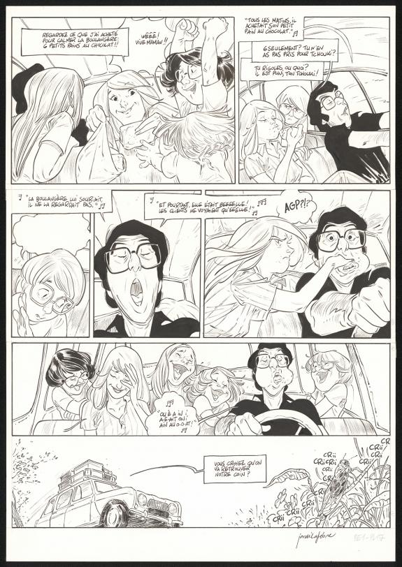 Jordi Lafebre - Les Beaux étés, Cap au Sud !, Planche origin