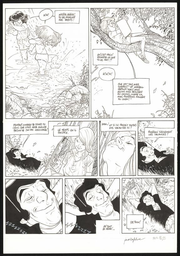 Jordi Lafebre - Les Beaux étés, Cap au Sud !, Planche origin