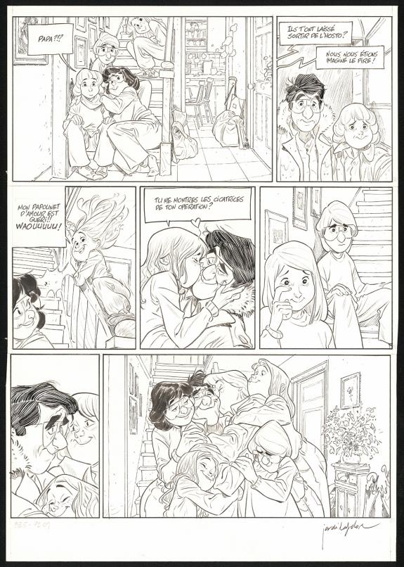 Jordi Lafebre - Les Beaux étés, La Fugue, Planche originale 