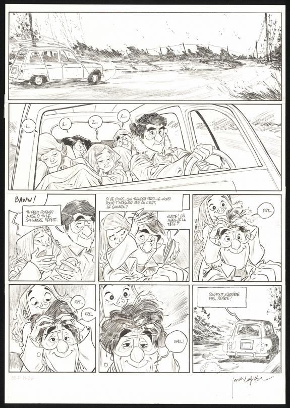 Jordi Lafebre - Les Beaux étés, La Fugue, Planche originale 