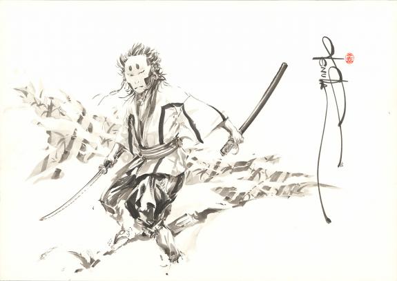 Saverio Tenuta - Le Masque de Fudo, Shinnosuke, illustration