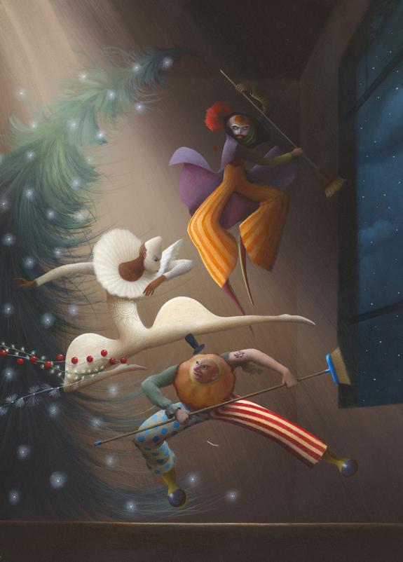 Eric Puybaret - Les Contes du Réveil Matin, Le Sapin empoiso