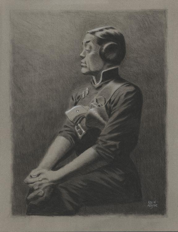 Ralph Meyer - Undertaker, Illustration originale, Madame Lin