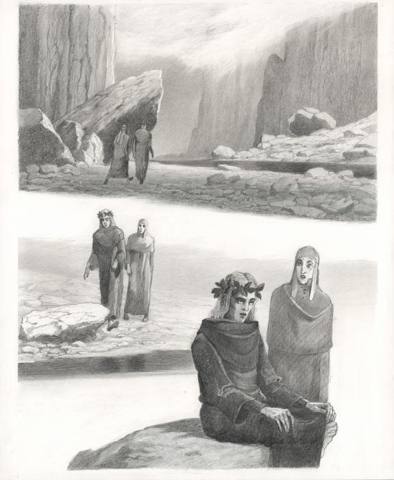 Paul & Gaëtan Brizzi - L'Enfer de Dante, Planche originale n