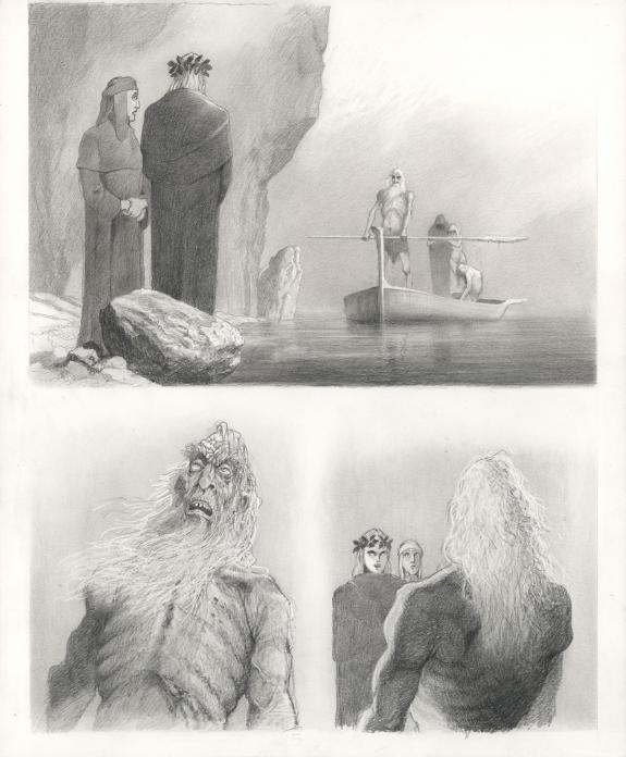 Paul & Ga&euml;tan Brizzi - L'Enfer de Dante, Planche originale n