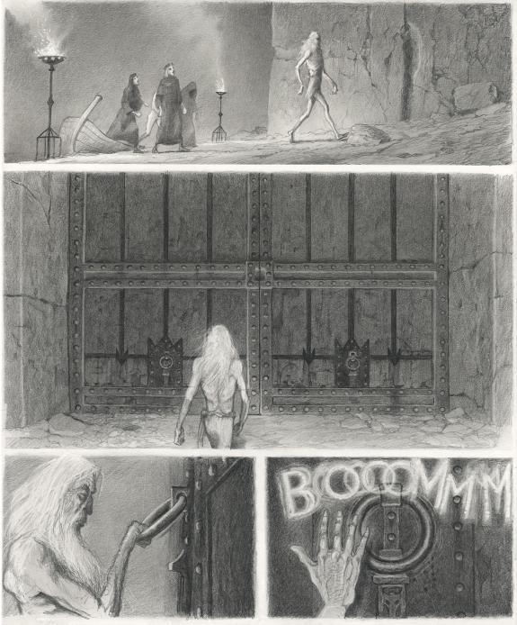 Paul & Gaëtan Brizzi - L'Enfer de Dante, Planche originale n