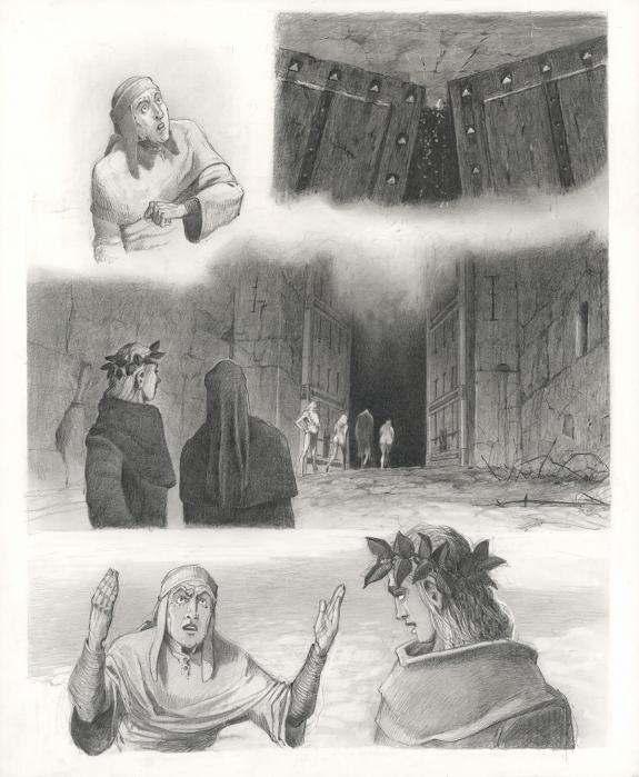 Paul & Gaëtan Brizzi - L'Enfer de Dante, Planche originale n
