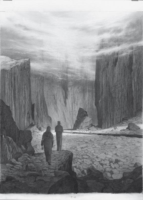 Paul & Ga&euml;tan Brizzi - L'Enfer de Dante, Planche originale n