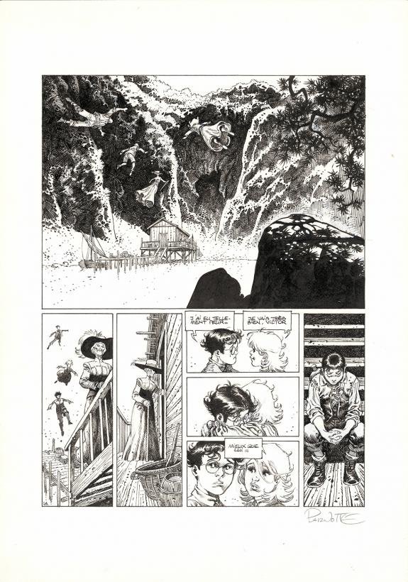 Joël Parnotte - Aristophania, La Montagne Rouge, Planche ori