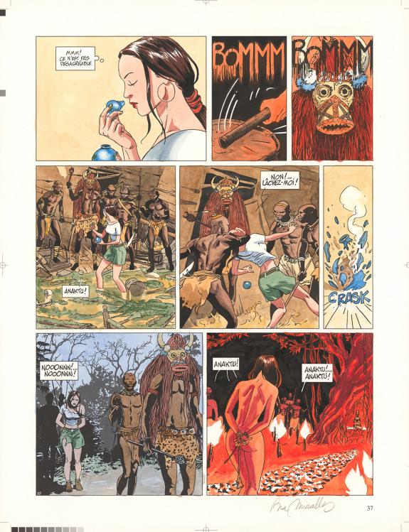 Ana Miralles - Djinn, La Perle noire, Planche originale n°35