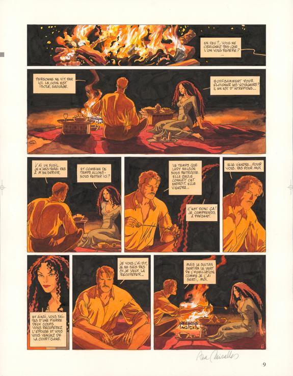 Ana Miralles - Djinn, Le Tatouage, Planche originale n°9