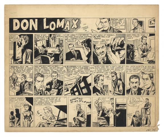 Gérald Forton - Don Lomax, Planche originale n°01