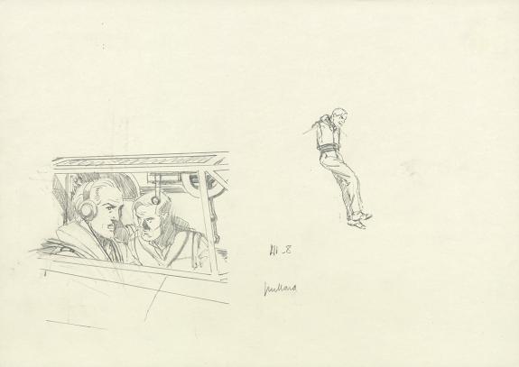 Andr&eacute; Juillard - Blake et Mortimer, Illustration originale