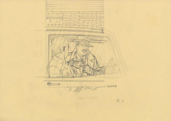 Andr&eacute; Juillard - Blake et Mortimer, Illustration originale