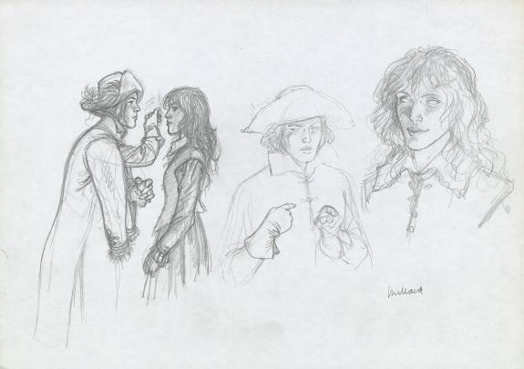 Andr&eacute; Juillard - Les 7 Vies de l'&Eacute;pervier, Illustration orig