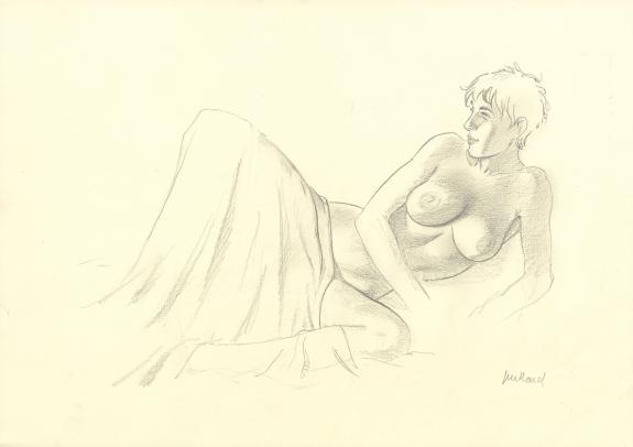 André Juillard - Le Cahier bleu, Illustration originale