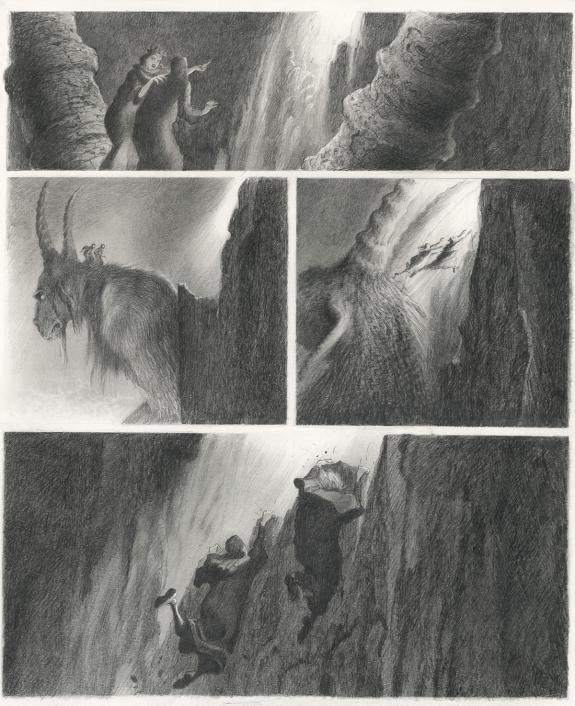 Paul & Gaëtan Brizzi - L'Enfer de Dante, Planche originale n