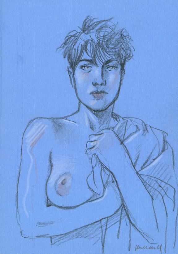 André Juillard - Le Cahier bleu, Illustration originale