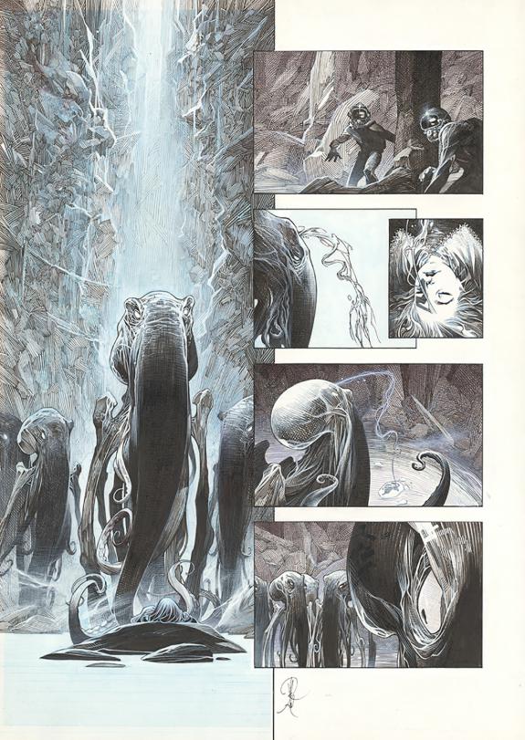 Alberto Varanda - La Mort vivante, Planche originale n°06