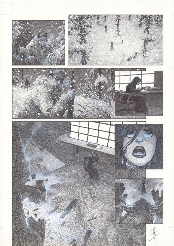 Alberto Varanda - La Mort vivante, Planche originale n°53