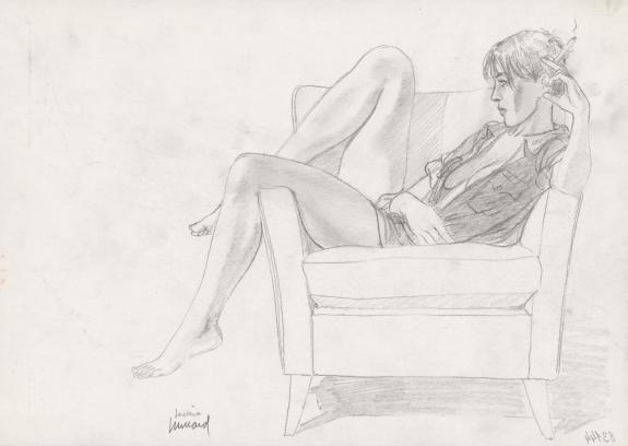 André Juillard - Le Cahier bleu, Illustration originale