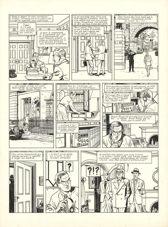 Ted Benoit - Blake et Mortimer, L'Affaire Francis Blake, Pla