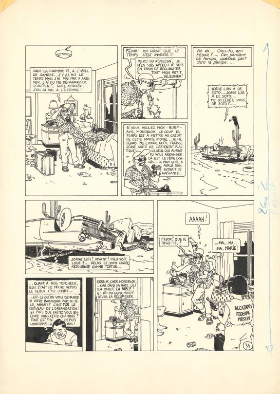 Ted Benoit - Coup dur à Stalingrad, Planche originale n°34 p