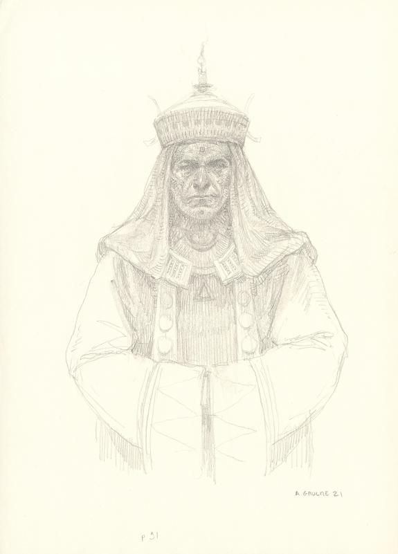 Armel Gaulme - L'Homme qui voulut être roi, Illustration ori