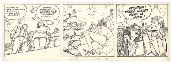 Milo Manara - Giuseppe Bergman, Jour de colère, Strip origin