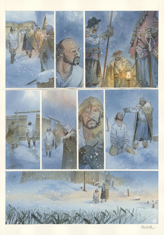 Patrick Prugne - Pocahontas , Planche originale n°46