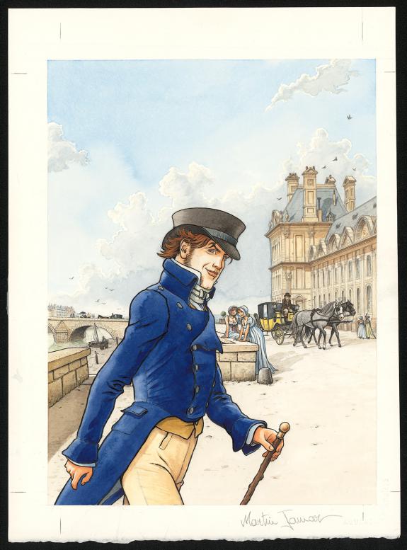 Martin Jamar - Les Voleurs d'Empire, Couverture originale po